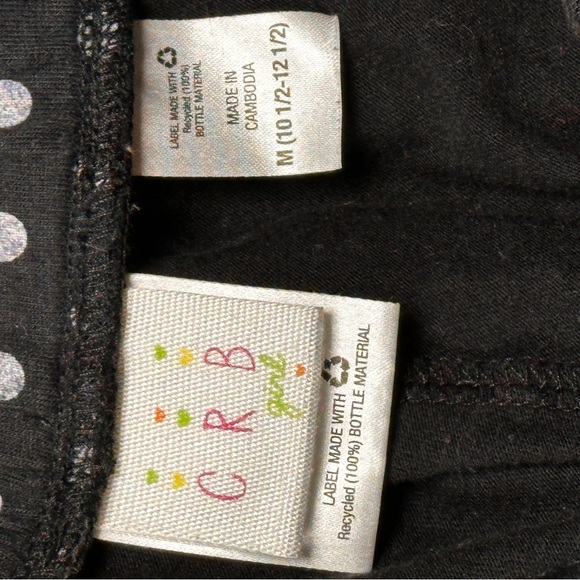 Black and White Patterned Two Shorts Set for teens or girls, Medium - Picture 6 of 6